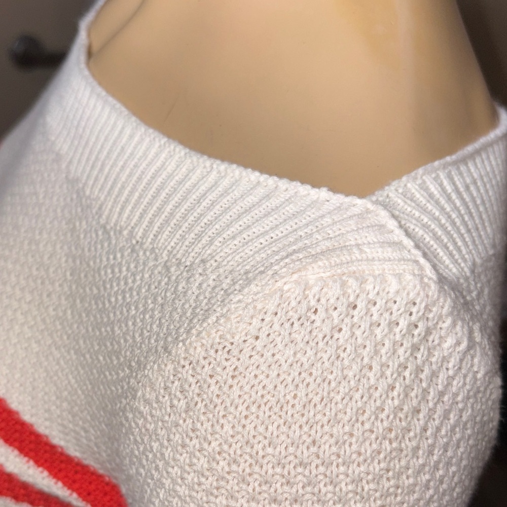Banana Republic women’s Off-Shoulder nautical preppy long sleeve knit Sweater XS - Picture 10 of 12